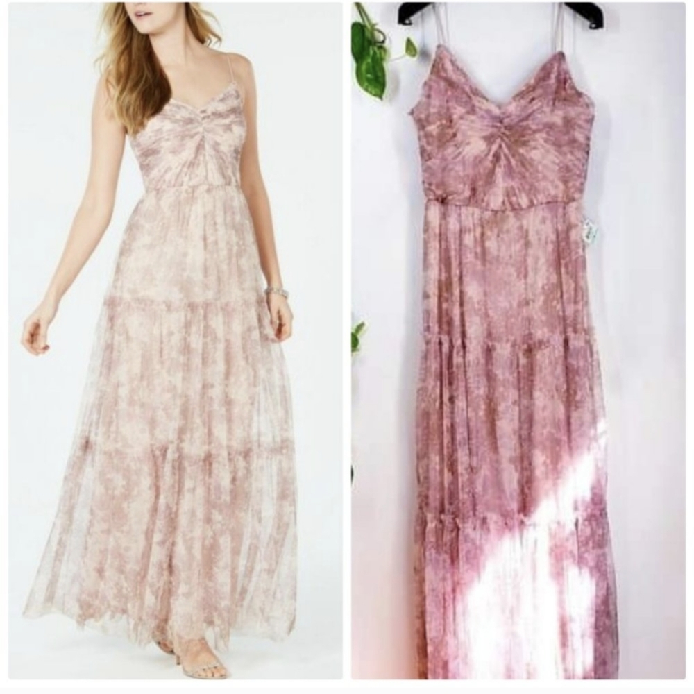 ADRIANNA PAPELL New Floral Sundress Maxi Dress 8